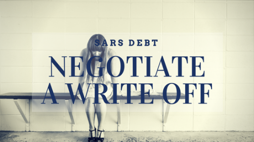 SARS Debt? Negotiate a write-off!